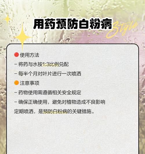 花卉白粉病的防治方法有哪些？
