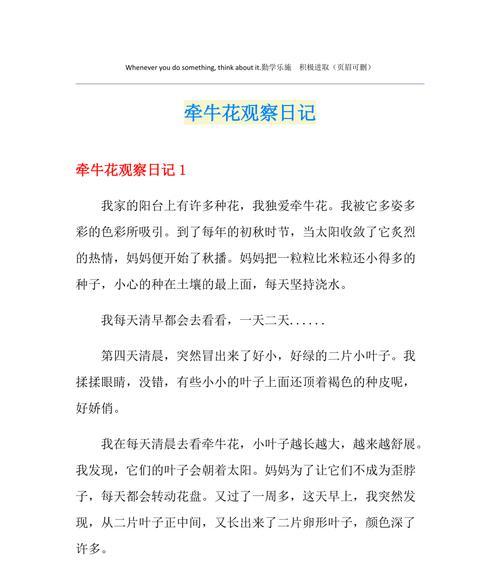 牵牛花叶子发黄怎么办？如何正确处理？