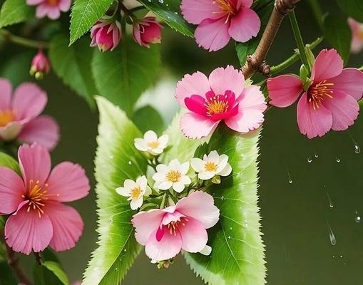 树枝和花的寓意象征是什么？它们在文化中代表了什么含义？