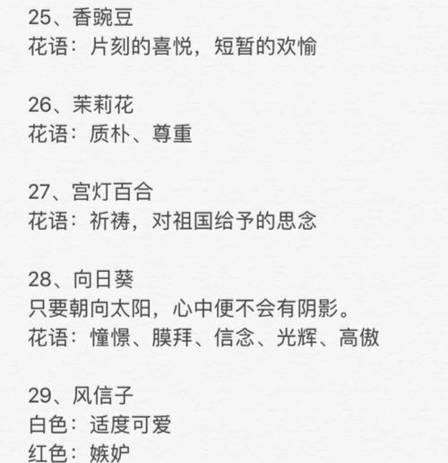 花材的象征含义是什么？它们各自代表了什么？