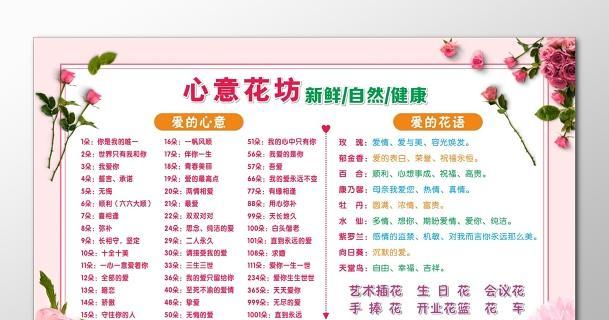 最能表达爱意的花语是什么？有哪些花语代表爱意？