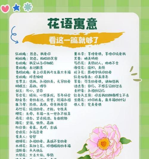 诗中花的花语含义有哪些？