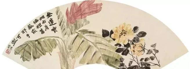 扇面花卉中寓意吉祥的有哪些？它们在扇面艺术中的意义是什么？