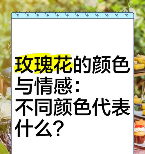 不同颜色玫瑰花分别代表什么？