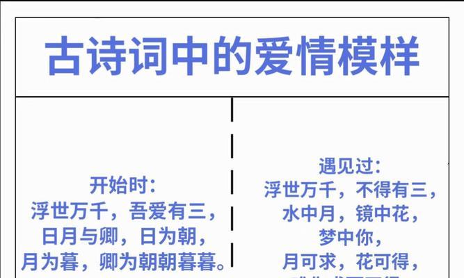 古诗中花象征爱情永恒的有哪些？花寓意爱情永恒的古诗是什么？