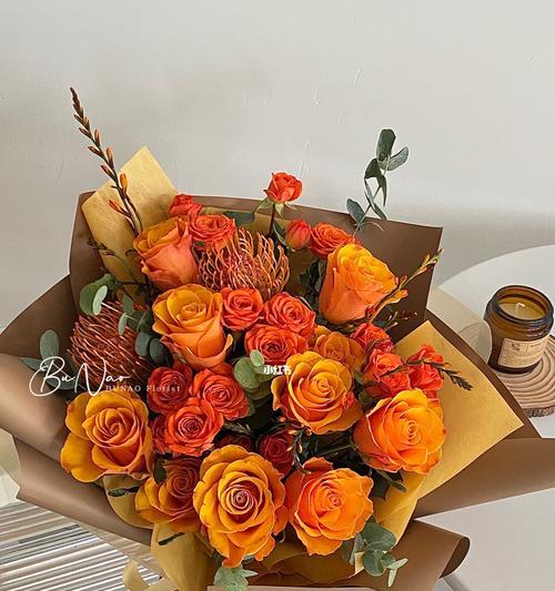 橙色芭比与玫瑰花共同寓意什么？这两种花的组合有何特别含义？