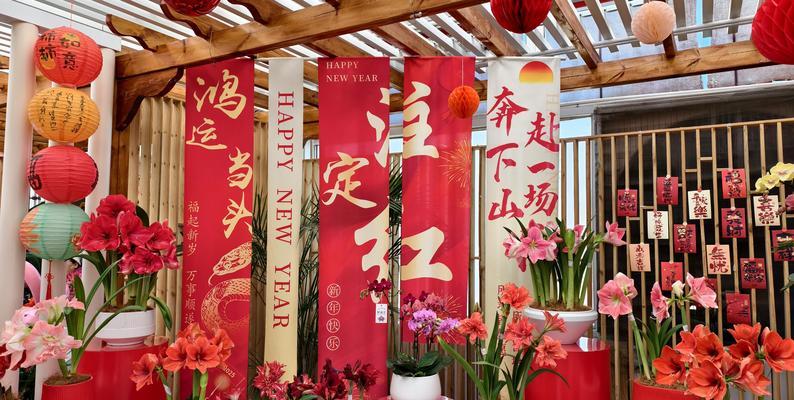 红色在新春中象征着什么花？