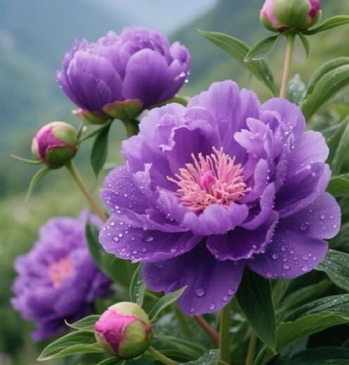 牡丹花紫色代表什么寓意？紫色牡丹花的象征意义是什么？