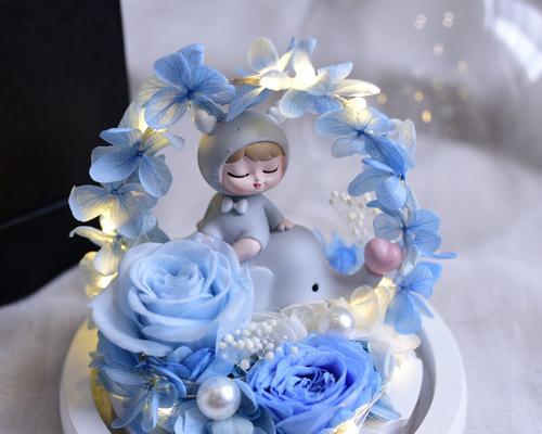 蓝色独角兽永生花有何特别含义？