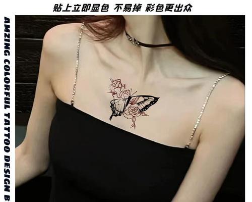 纹身中彩色花与蝴蝶有何寓意？