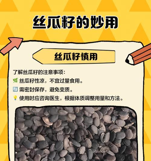如何正确收取丝瓜种子？（留种子的方法、保存种子的技巧、选择健康的种子）